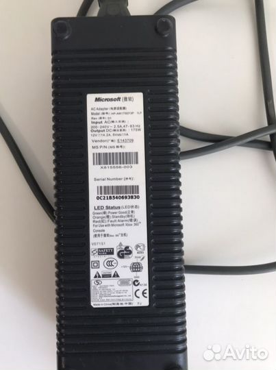 Блок питания на xbox 360