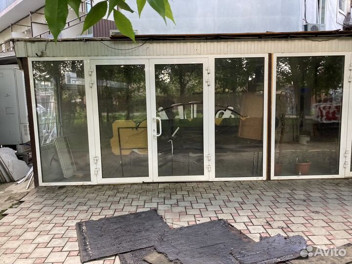 Металлопластиковые окна (витраж) бу