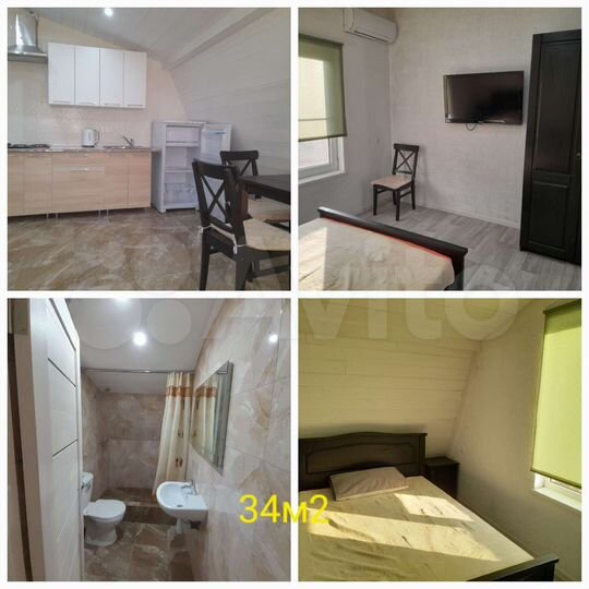 Квартира-студия, 34 м², 1/2 эт.