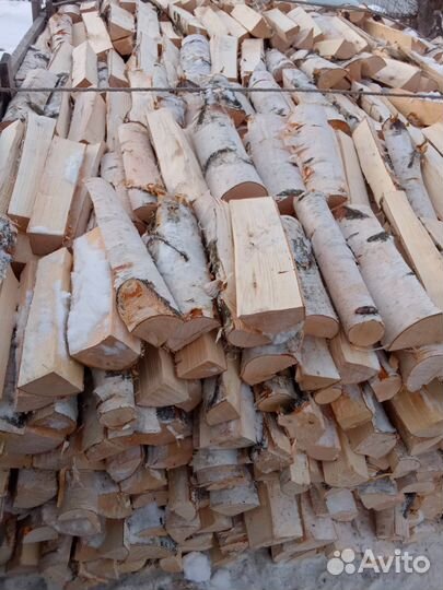Дрова колотые береза