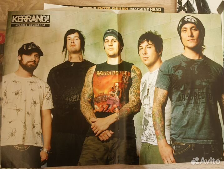 Постеры из журналов Kerrang 2007-2008 года