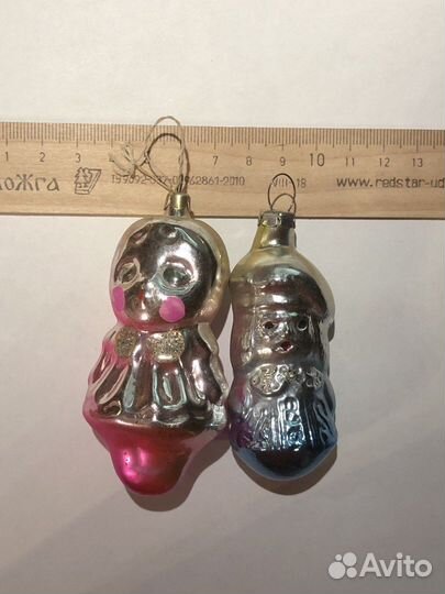 Ёлочные игрушки старые