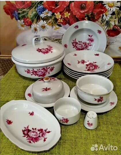 Столовые сервизы. гдр и Барановка