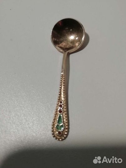 Ложка д/специй+вилка д/лимона СССР серебро