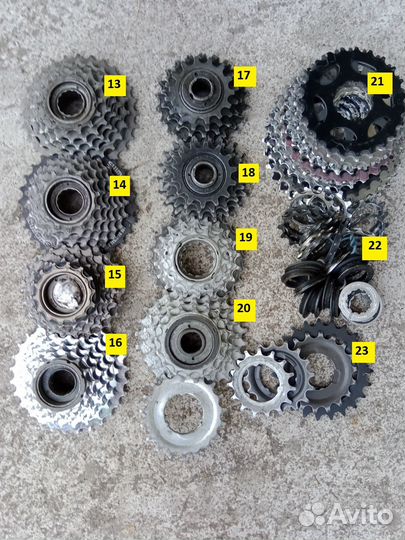 Звёзды, системы, каретки, педали