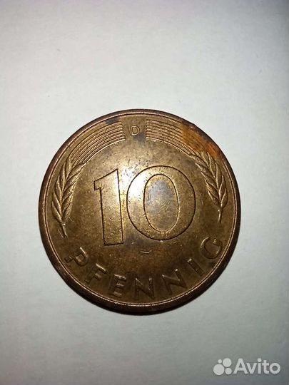 10 пфеннигов