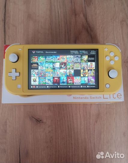 Nintendo switch lite прошитая