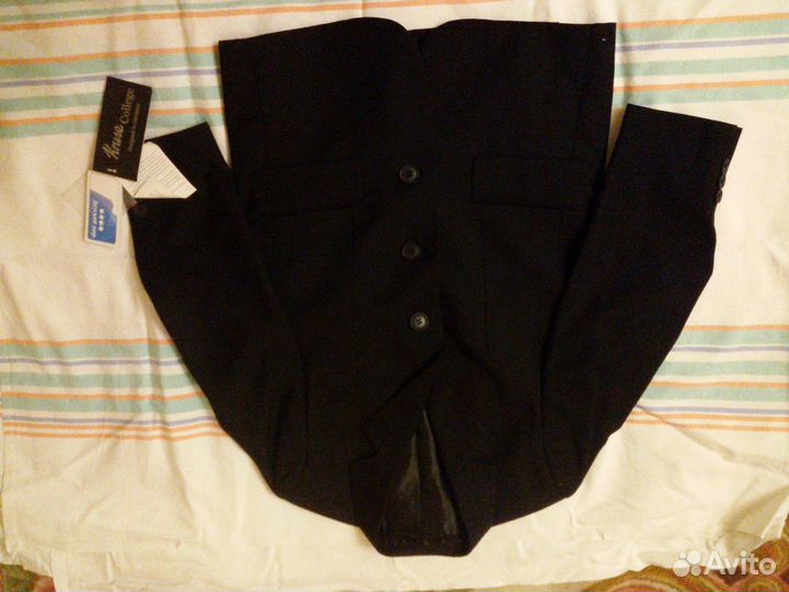 Пиджак детский.чёрный и тёмно-синий. новые р.122