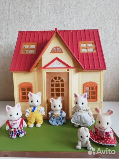 Коты, дом, мебель для Sylvanian Families Сильвания