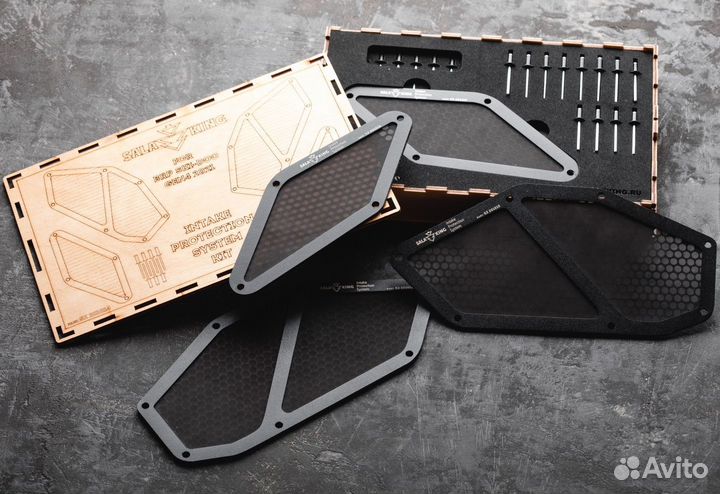 Защита сеток воздухозаборника salazzking для polar