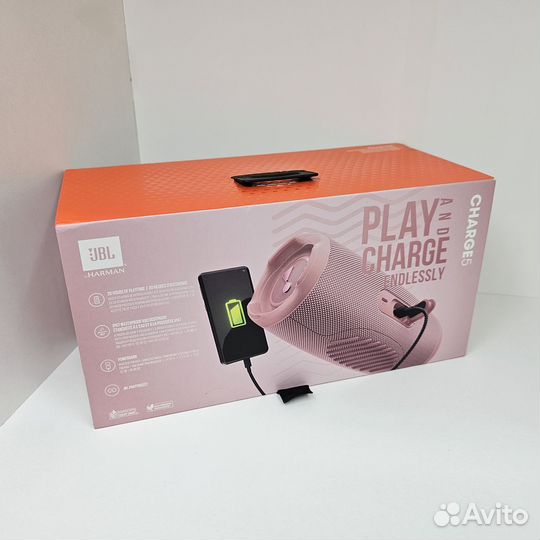 Портативная колонка JBL Charge 5 Pink. Новая