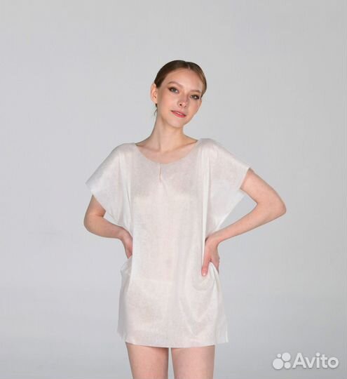 01-014 Рубашка одноразовая xxl 25шт спанлейс