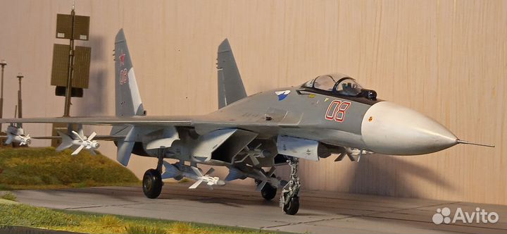 Модель самолета су-27 масштаб 1/48