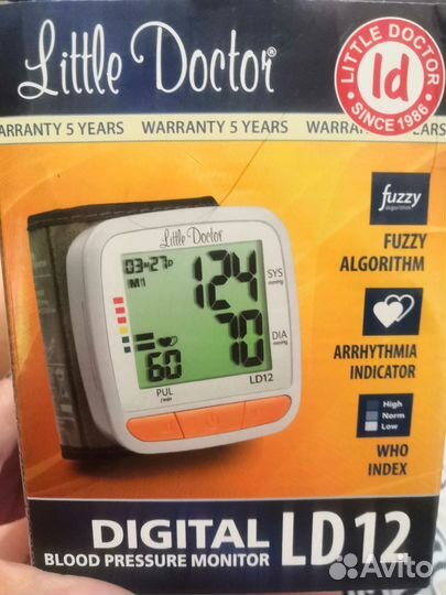 Тонометр автоматический на запястье LD12