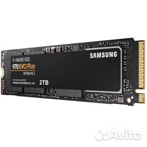 SSD накопитель Samsung 970 EVO Plus, M.2,2 тб
