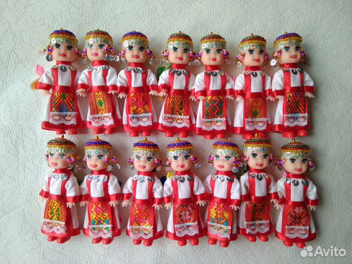 Куклы в Чувашском наряде