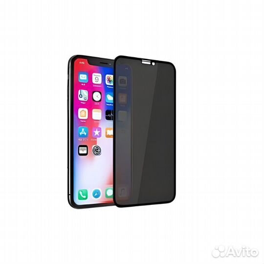 Защитное стекло Private iPhone XR / 11 full (заглу