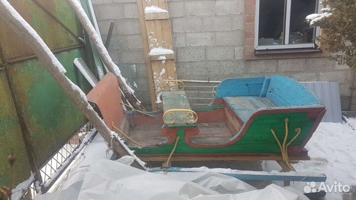 Сани старинные настоящие