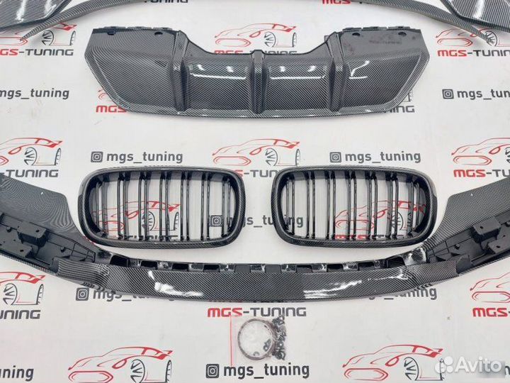 Обвес MP X6 F16 + Спойлер под карбон и ноздри