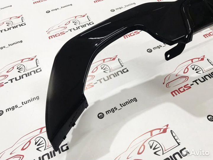 Диффузор BMW 3 Series G20 M340 Style Черный глянец