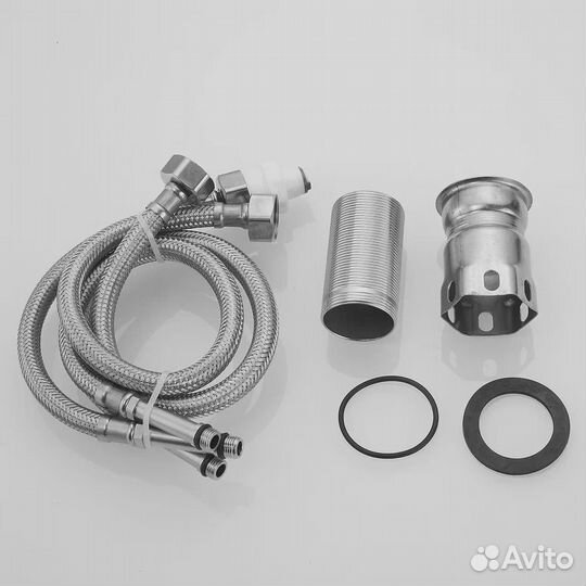 Смеситель для кухни с подключением фильтра Shevanik S268B, сатин