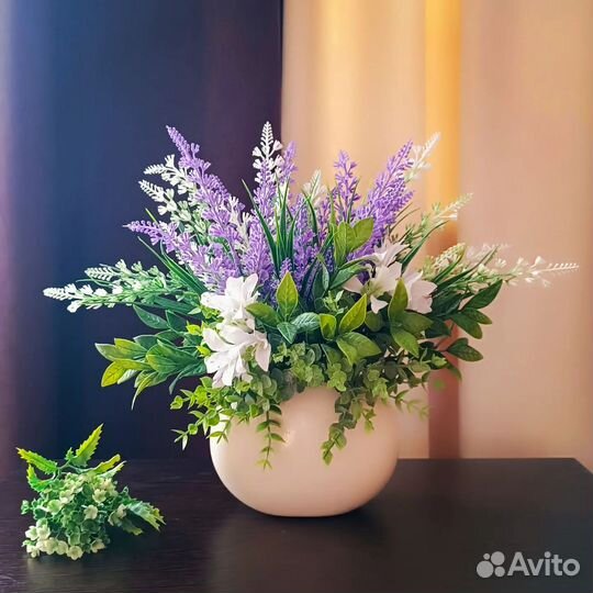 Интерьерный букет с лавандой