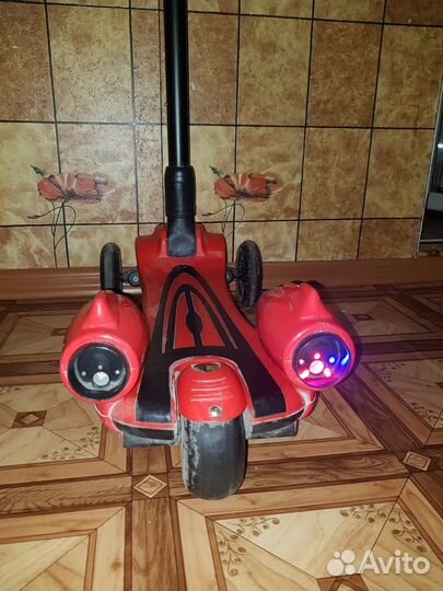 Самокат детский трехколесный бу