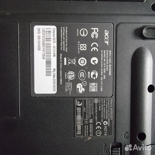 Ноутбук acer extensa 5235 15,6'