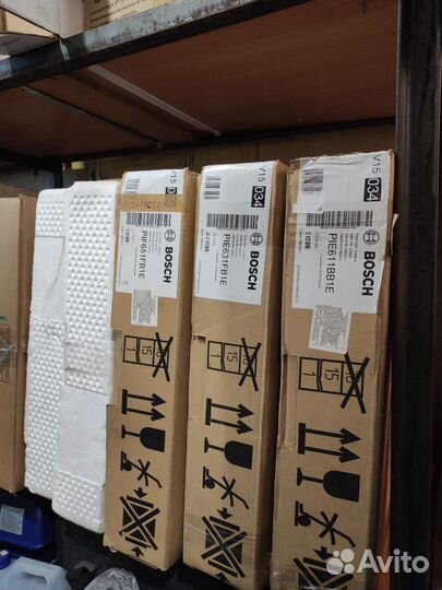 Новые Варочные панели зависимые Бош Miele