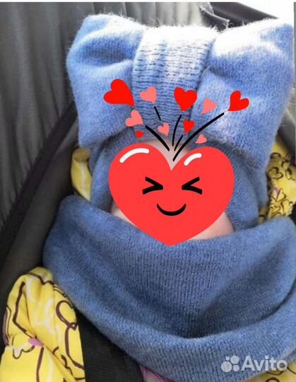 Комплект шапка и снуд для девочки