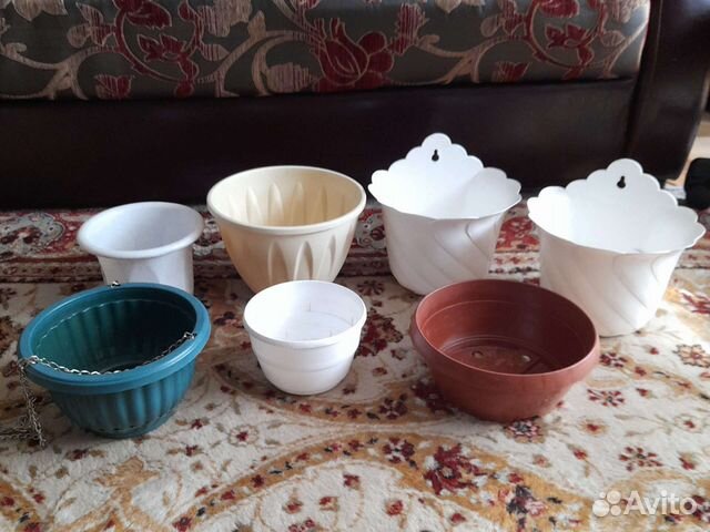 Горшок пластик б/у