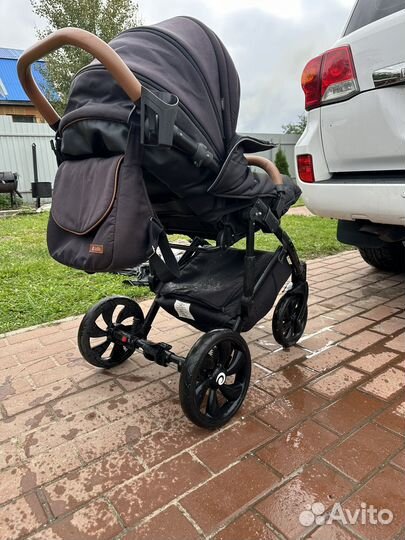 Коляска 2 в 1 эко кожа