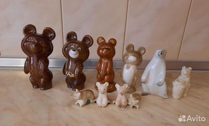 Статуэтка олимпийский мишка времён СССР