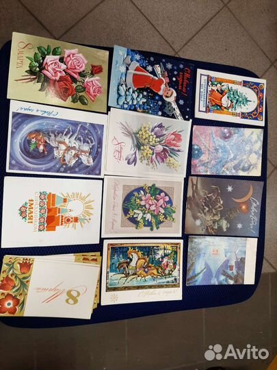 Открытки 1924г и министерства связи СССР 50х-80х г