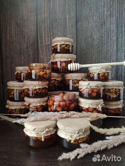 Баночки с медом для подарочных наборов