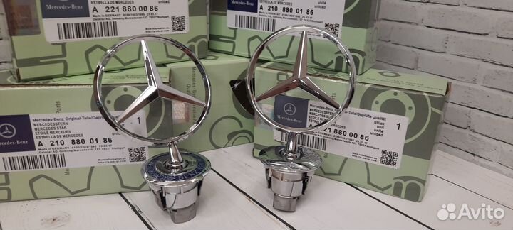 Значок эмблема звезда на капот мерседес