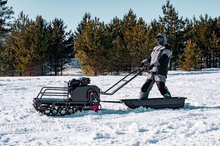 Мотобуксировщик Бурлак М2 LRK 13 л.с