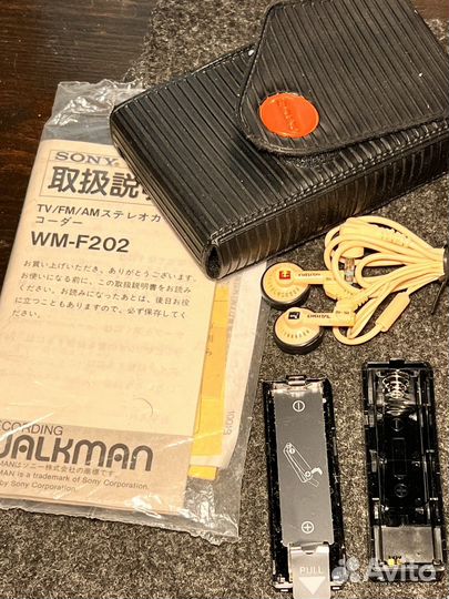 Sony walkman wm-f202 Japan кассетный плеер