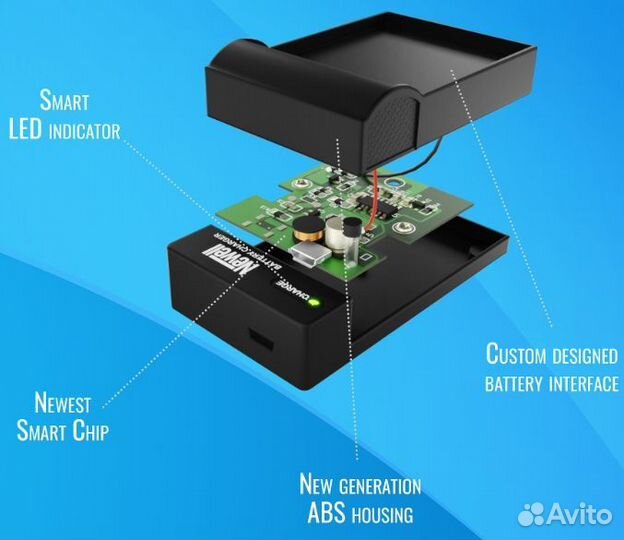 Usb зарядное устр. Newell для Canon LP-E10