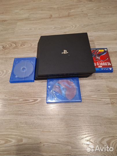 Sony playstation 4 pro с играми