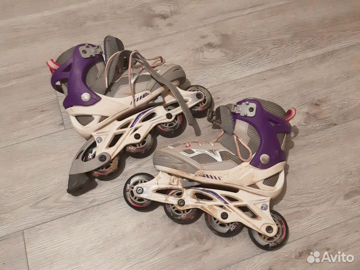 Ролики детские, раздвижные р.32-35