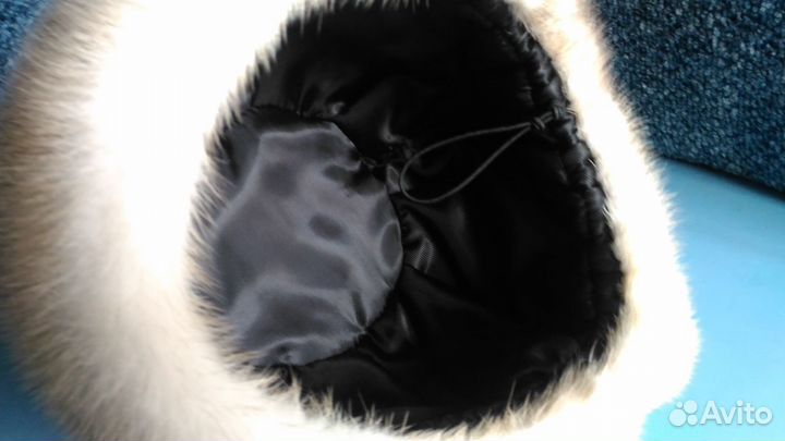 Шапка норковая женская новая с цветком