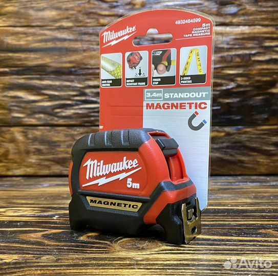 Рулетка Milwaukee GEN III магнитная 5 м