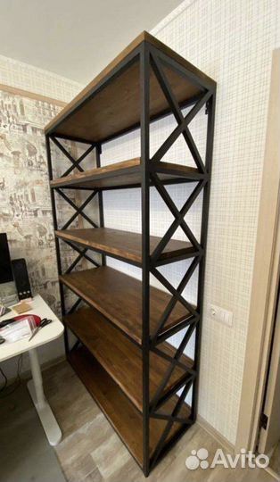 Стеллаж в стиле лофт