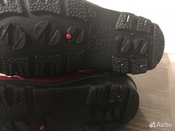 Сапожки резиновые теплые детские новые