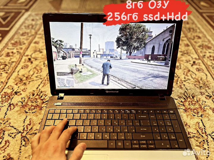 Игровой Ноутбук Acer core i5/8гб/GeForce 710m