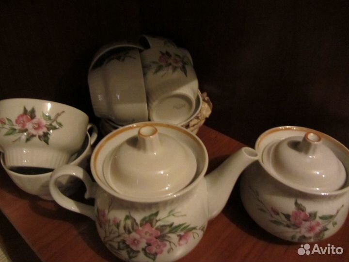 Сервиз фарфор на 6 персон новый