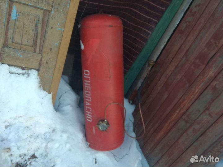 Газовый баллон 65 литров атикер