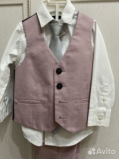 Костюм Next и мокасины