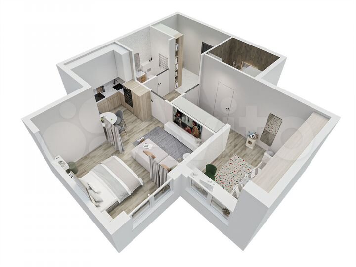 2-к. квартира, 55,8 м², 11/14 эт.